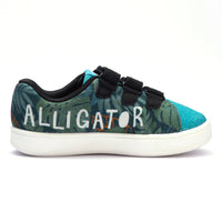 Hopup Kids Alligator Straps Sneakers | Stylish Corded Low-Top Shoes | Lightweight & Anti-Skid Sneakers for Kids