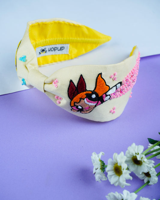 PowerPuff Girls Hair Band - Light Yellow