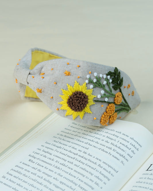 Summer Bloom Sunflower Hair band