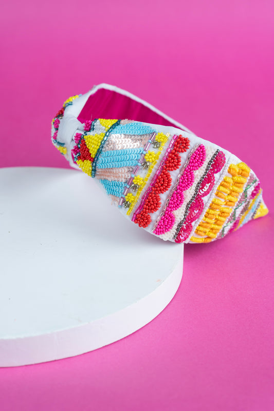 Navratri Vibes festival collection hair band-Multi