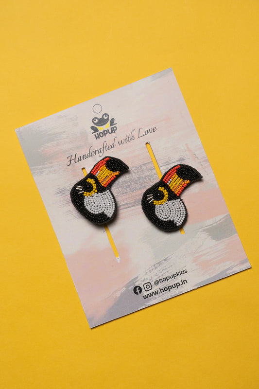 Birds Hair Pins - Set Of 2 - Multi