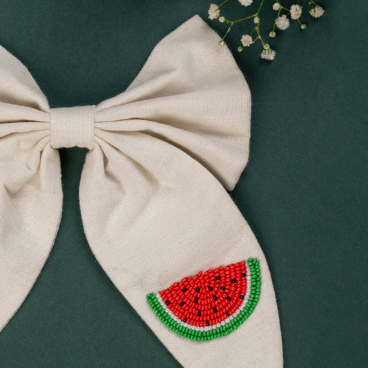 Big Designer Watermelon Hair Bow