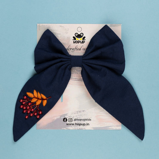 Big Designer Red Cherry Hair Bow