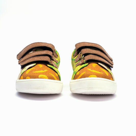 Hopup Kids Monkey Straps Sneakers | Playful Corded Low-Top Shoes | Lightweight & Anti-Skid Sneakers for Kids