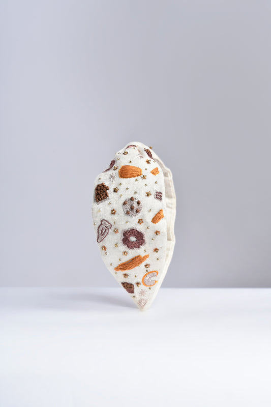 Sweet Donut Hair Band- Light Brown