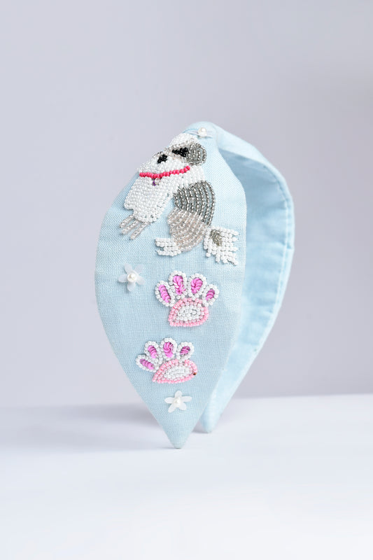 Cute Kitty -Puppy Hair band - Blue