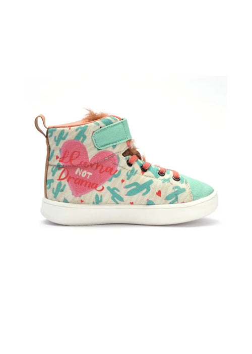 Kids Sheep Hi-Top Sneakers