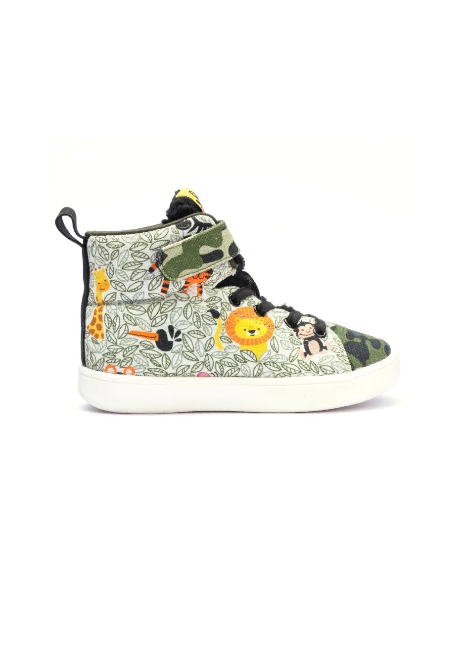 Kids Jungle Hi-Top Sneakers