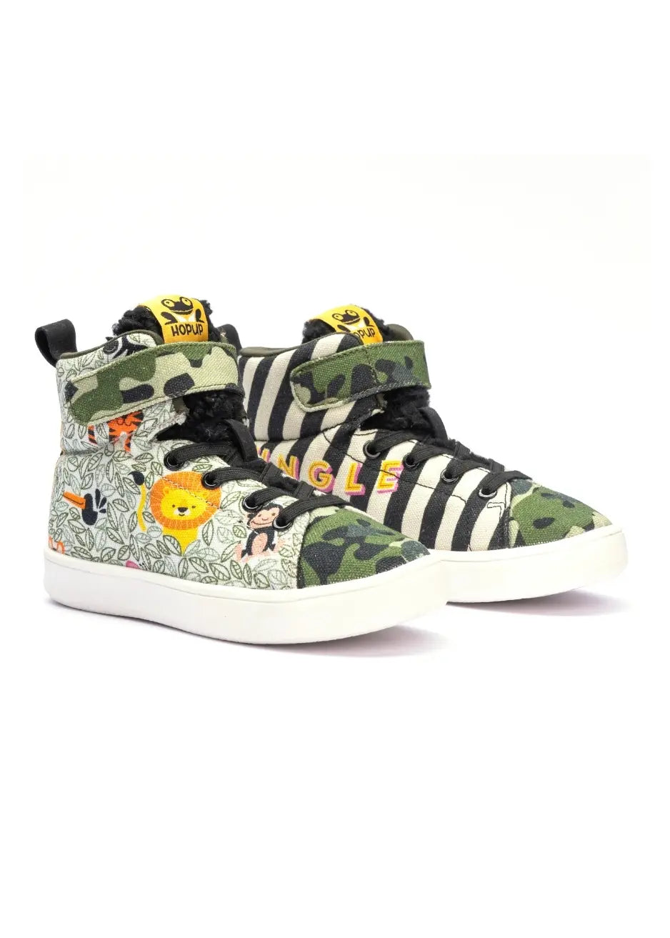 Kids Jungle Hi-Top Sneakers