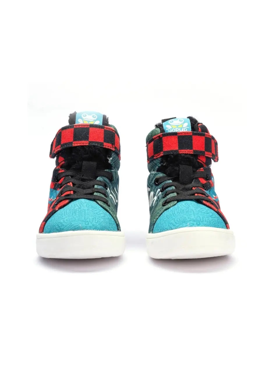 Kids Alligator Hi-Top Sneakers
