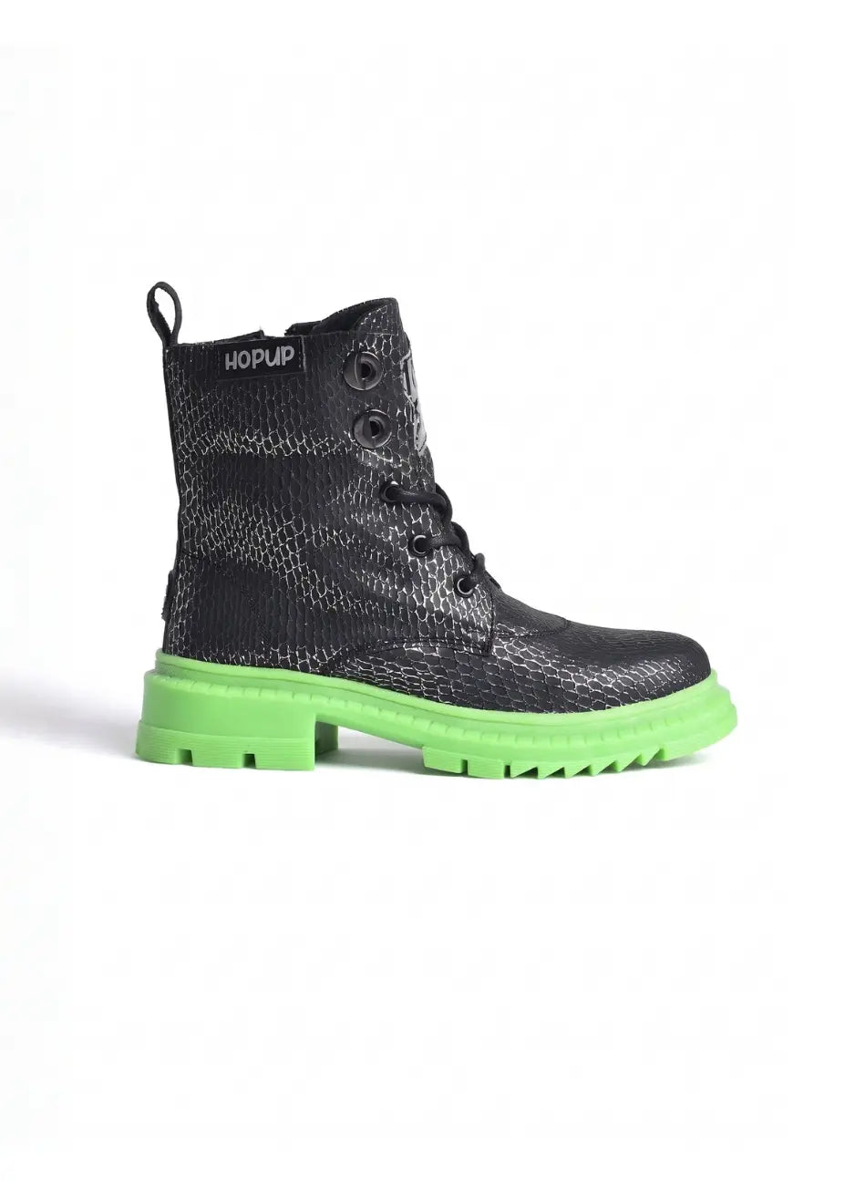 Rock Star Snake-Textured Boots
