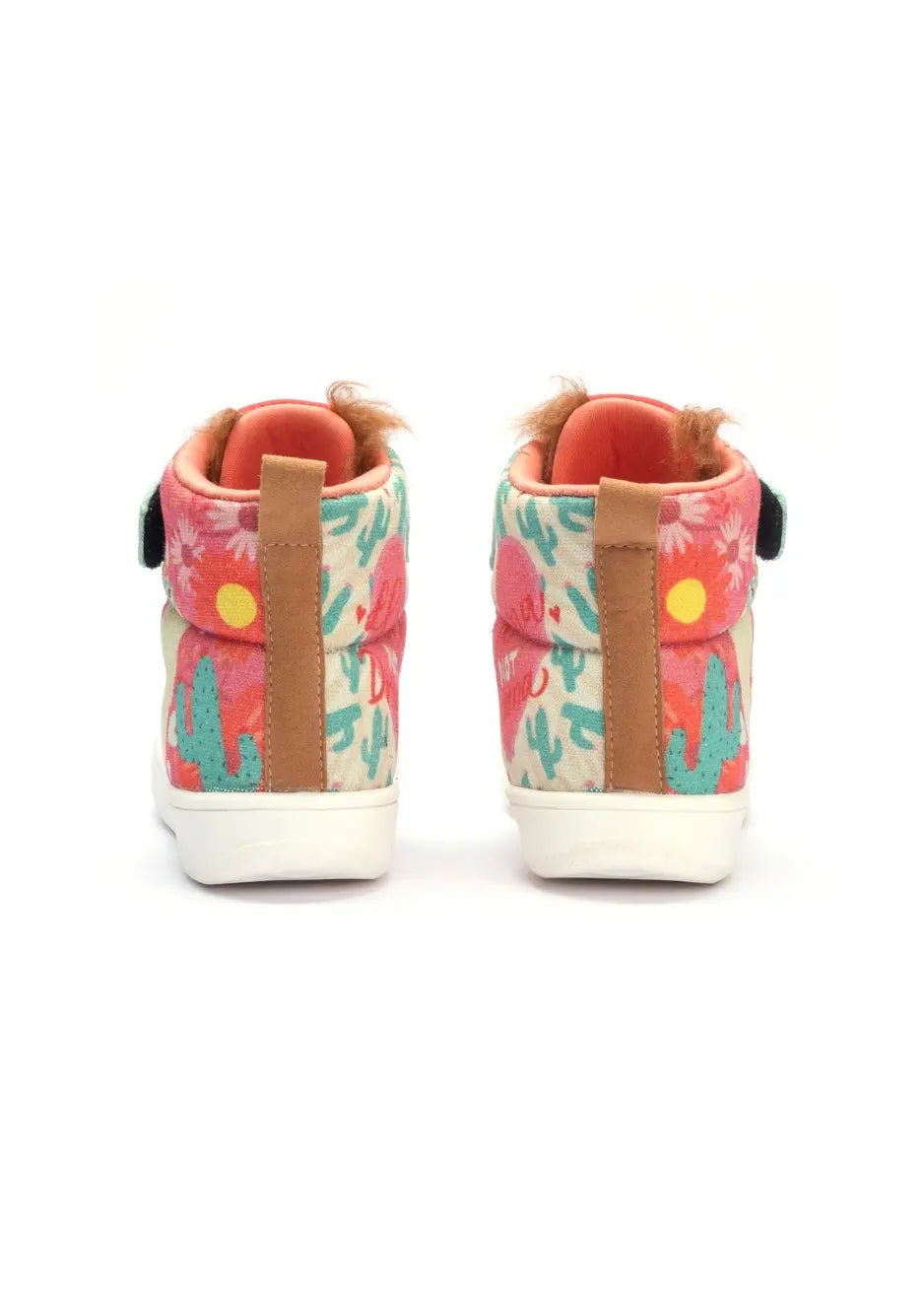 Kids Sheep Hi-Top Sneakers