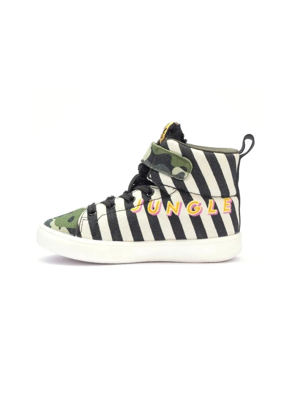 Kids Jungle Hi-Top Sneakers