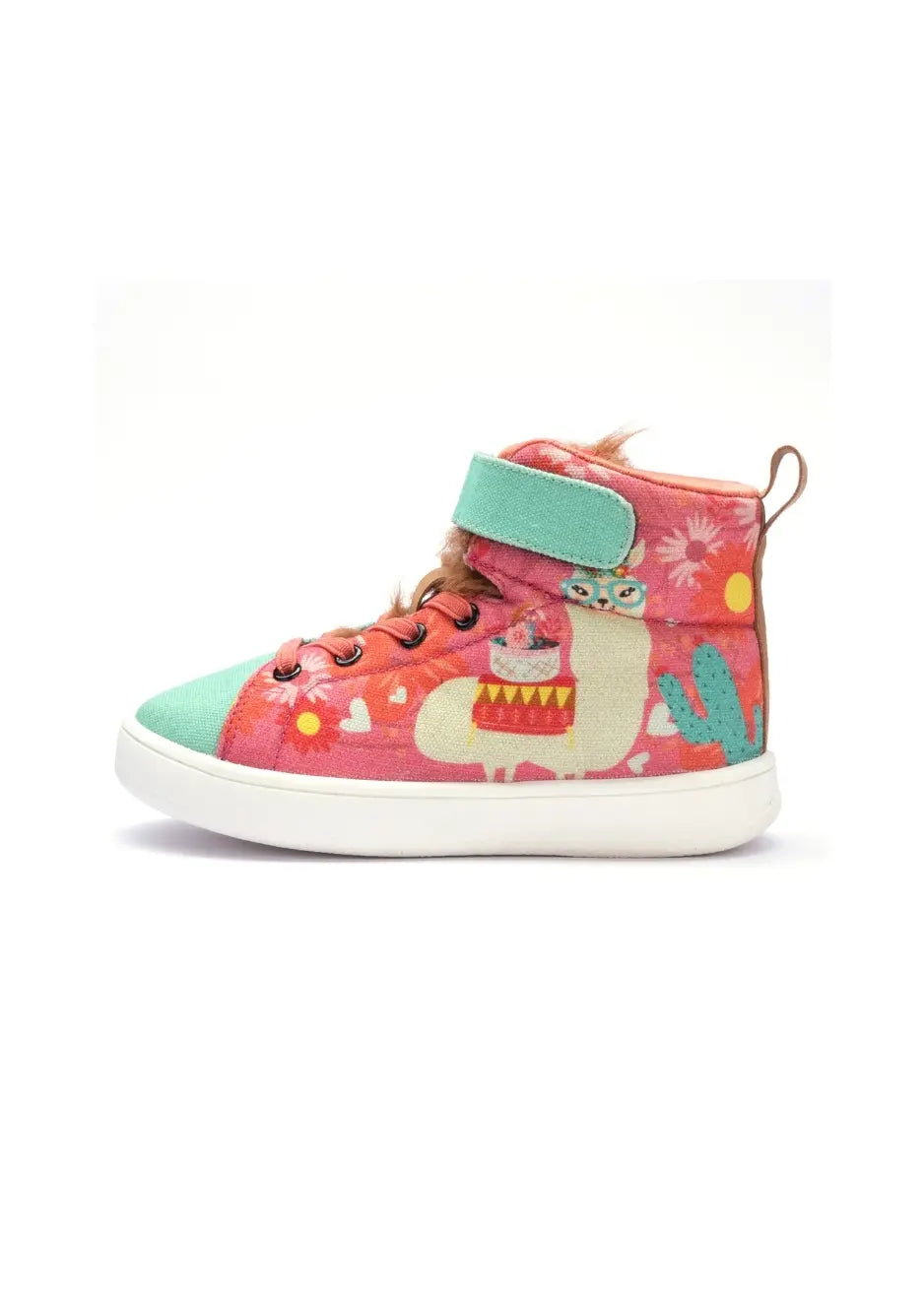 Kids Sheep Hi-Top Sneakers