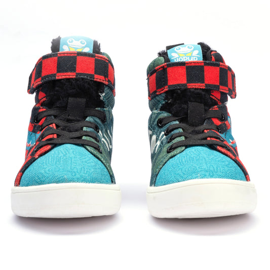 Crocodile Power Canvas Sneakers for Kids