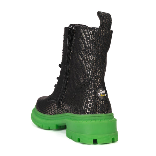 Rock Star Snake-Textured Boots