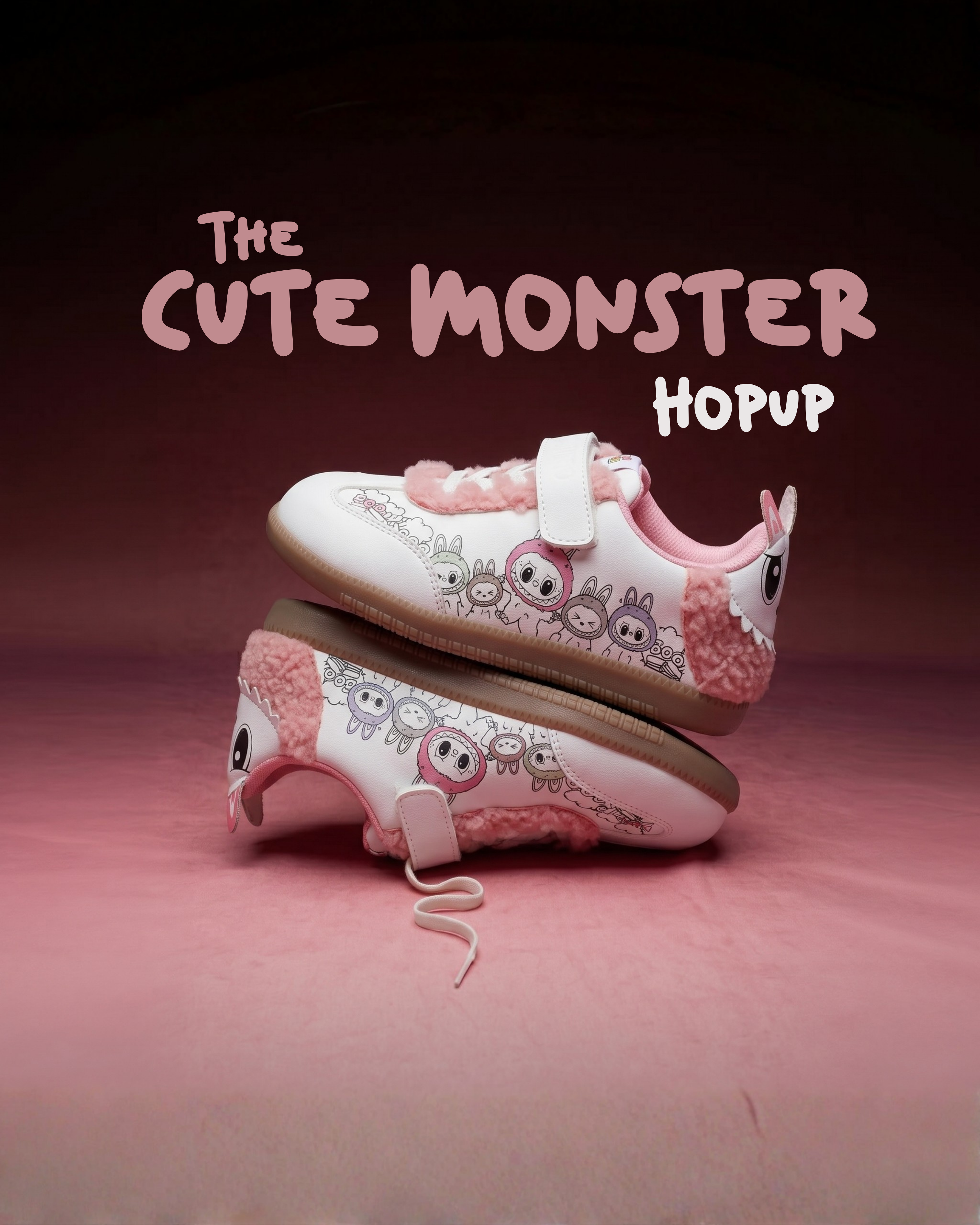 Cute Monster Pink